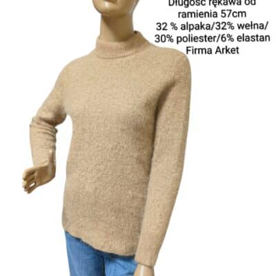 Sweterek alpaka i wełna