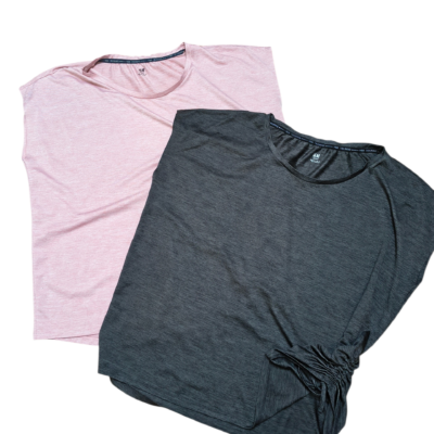 Zestaw dwu pak sportowe koszulki T-shirt