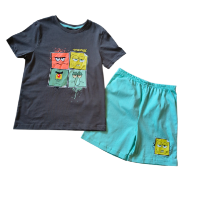 Piżamka dla chłopca rozmiar 128 SpongeBob